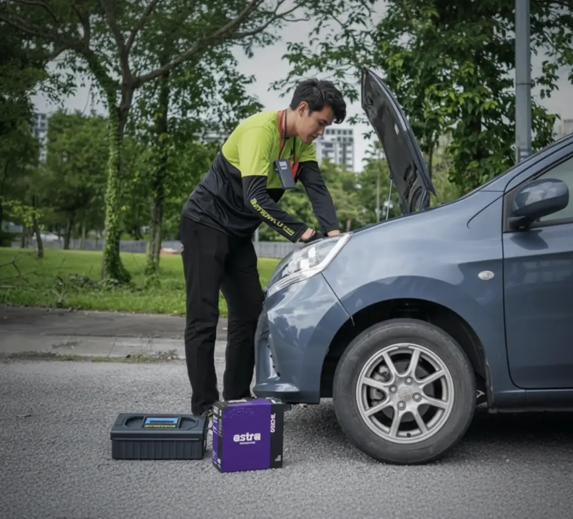 Car Battery Replacement Services in The Villa