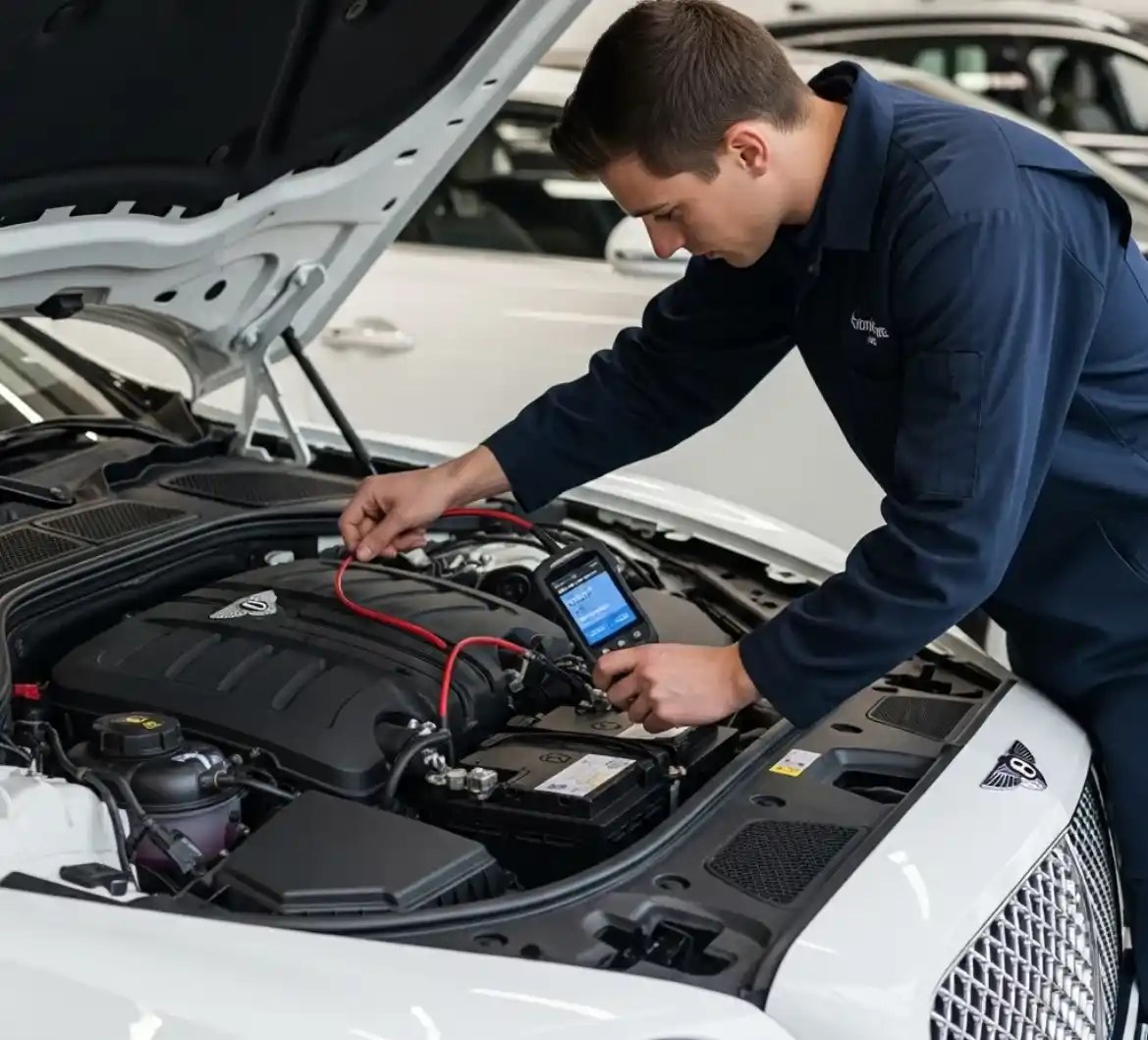 Battery Zone UAE Bentley battery service in Dubai