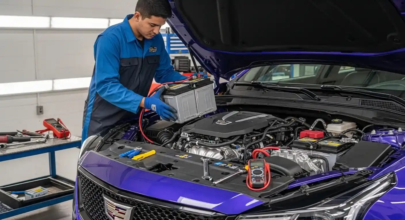 Cadillac battery replacement in Dubai
