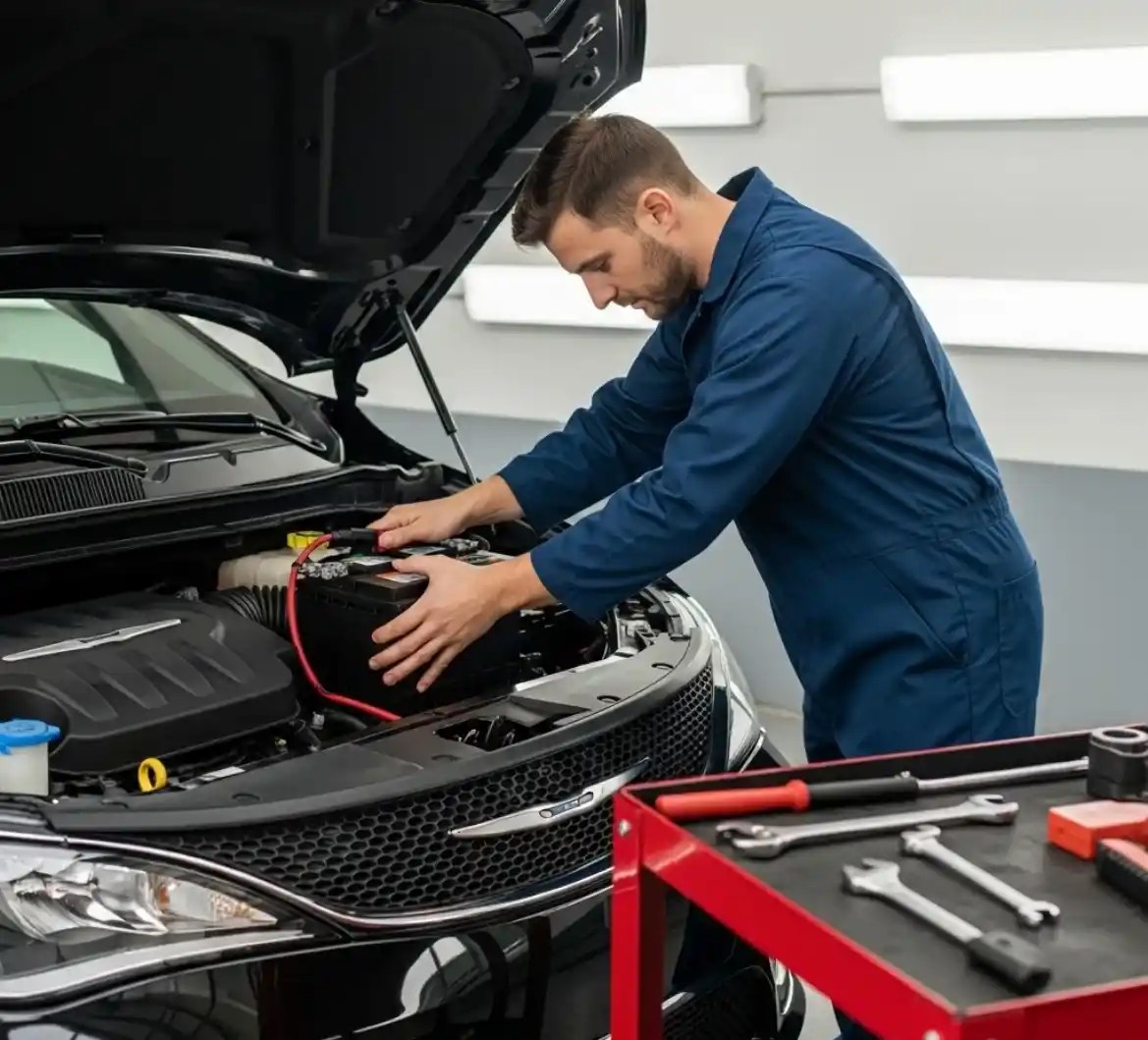 Chrysler battery replacement in Dubai