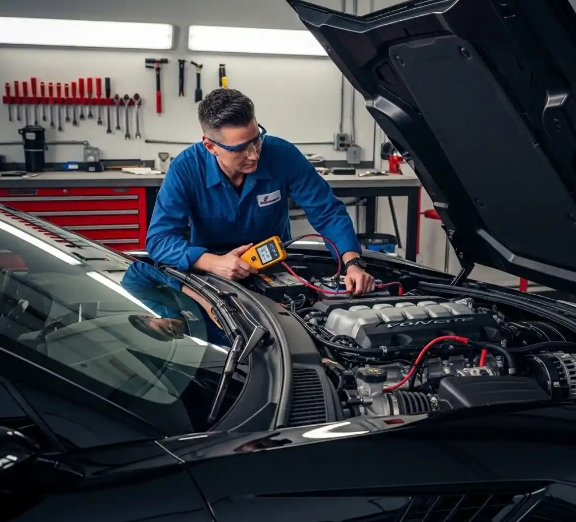 Battery Zone UAE Corvette battery service in Dubai