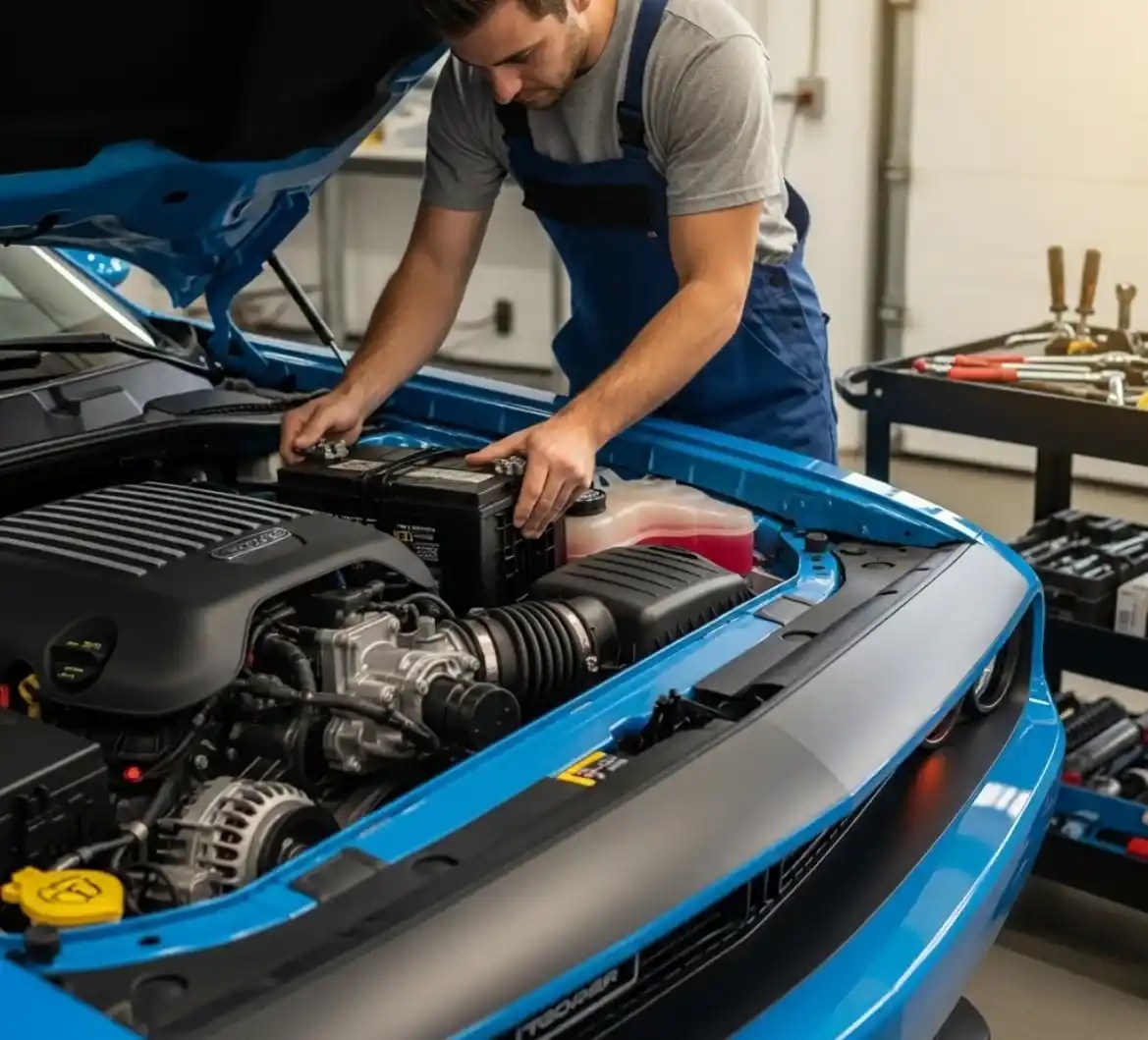 Dodge battery replacement in Dubai