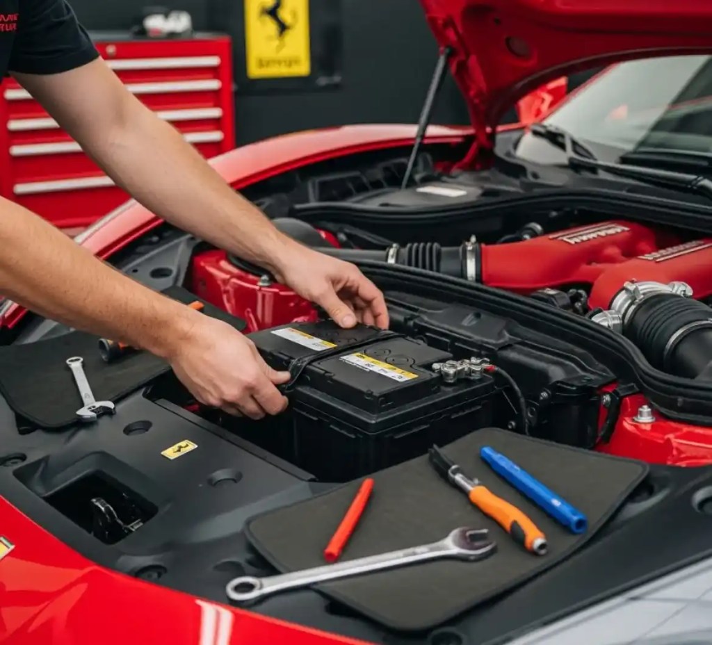 Signs a Ferrari battery is failing