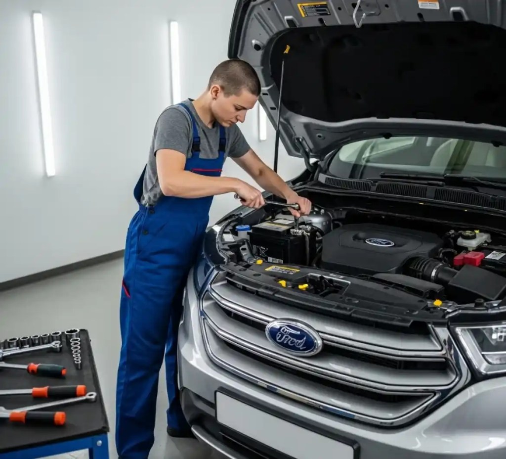 Ford battery service by Battery Zone UAE in Dubai