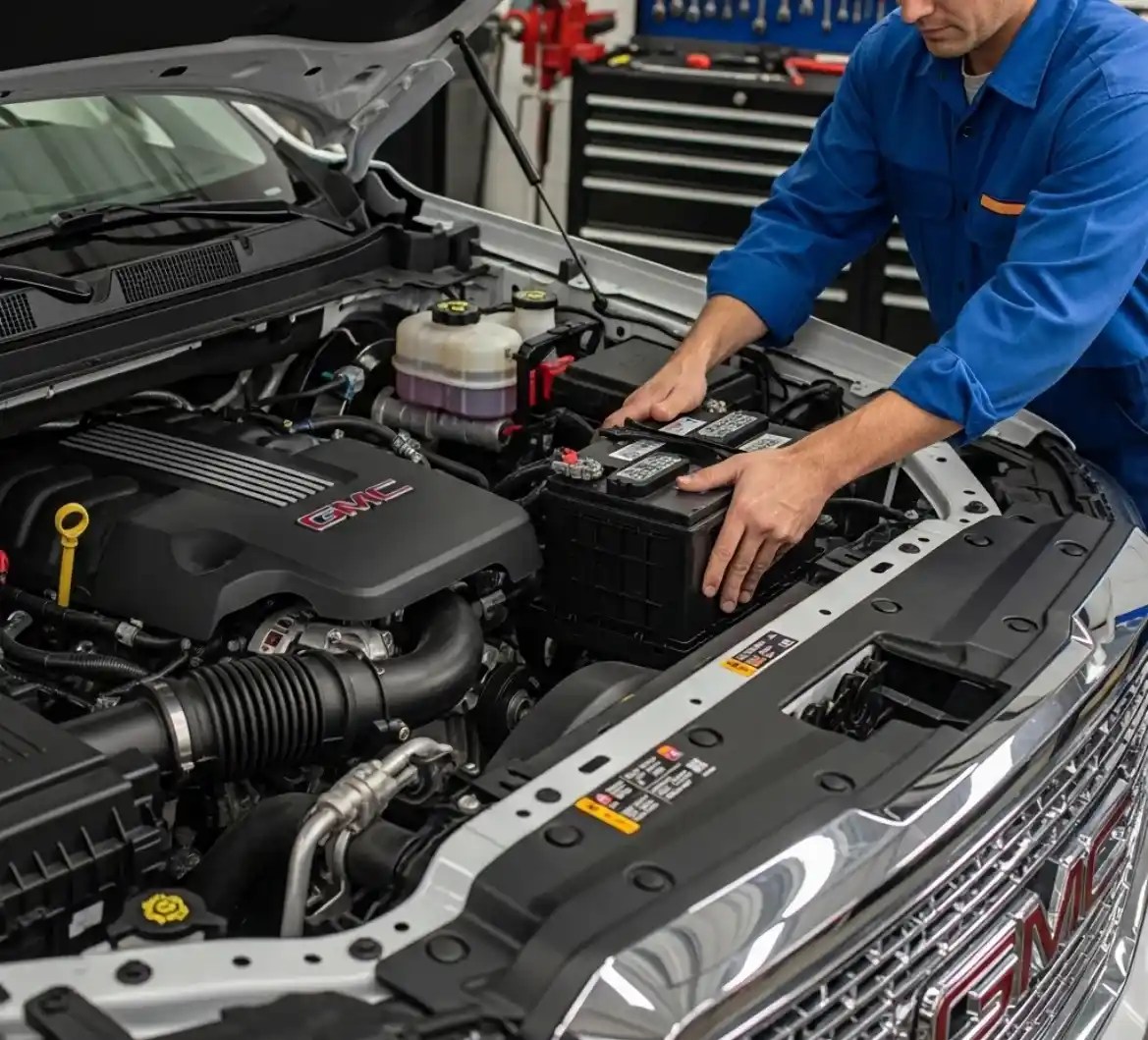 GMC battery replacement in Dubai