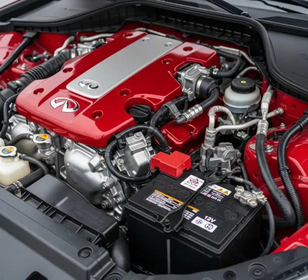 Infiniti battery service by Battery Zone UAE in Dubai