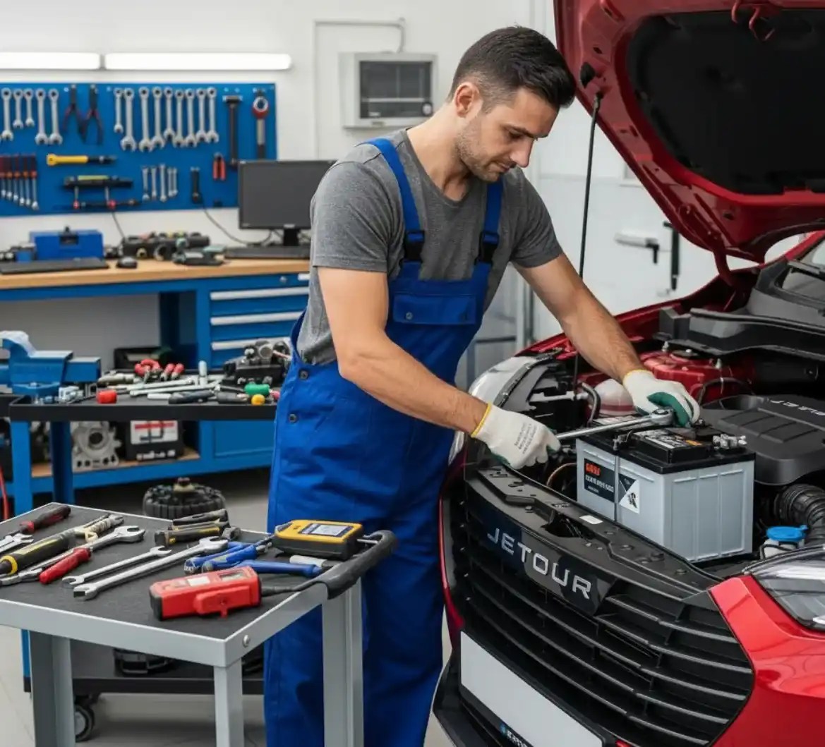 Jetour battery replacement in Dubai