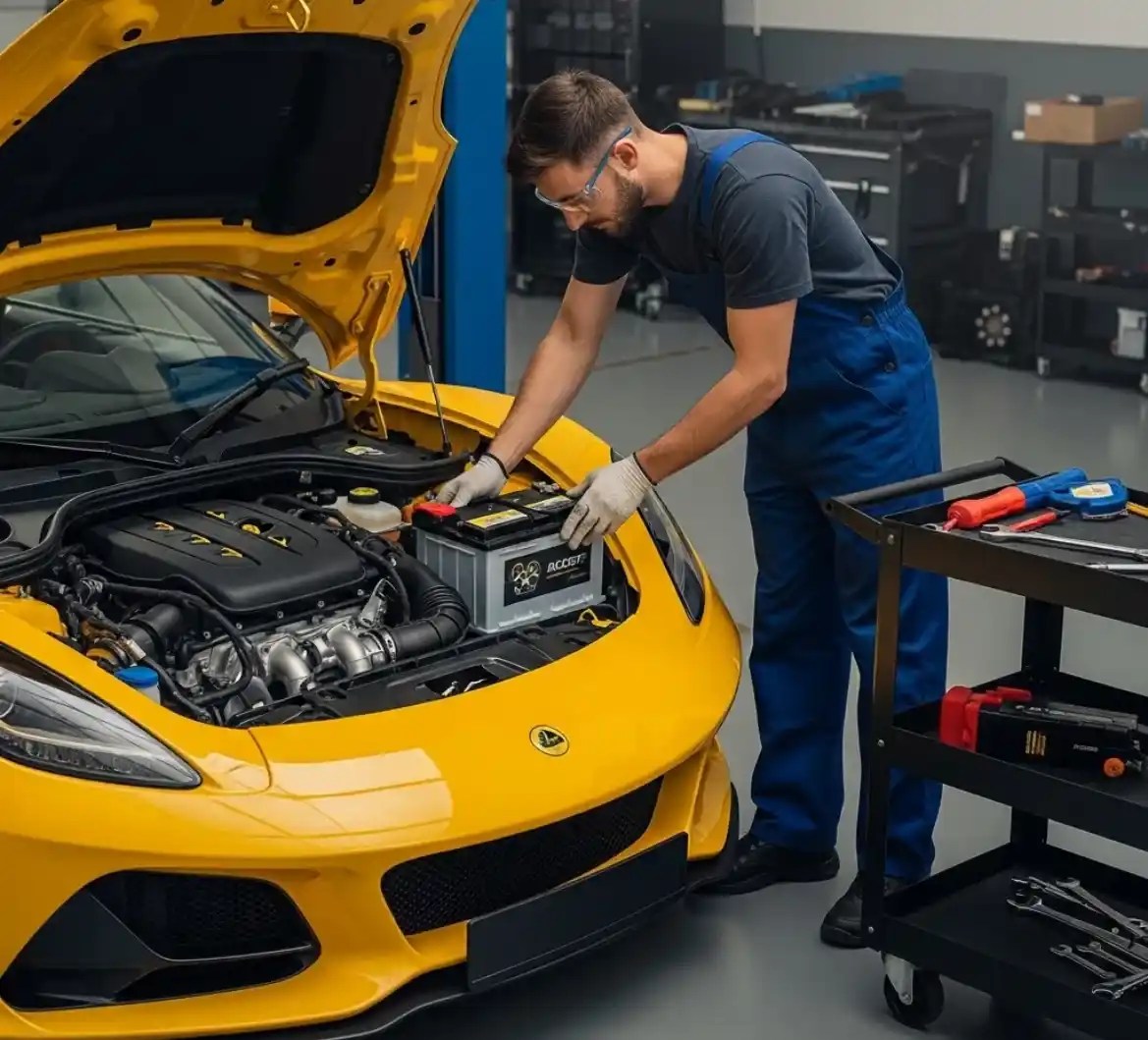 Lotus battery replacement in Dubai