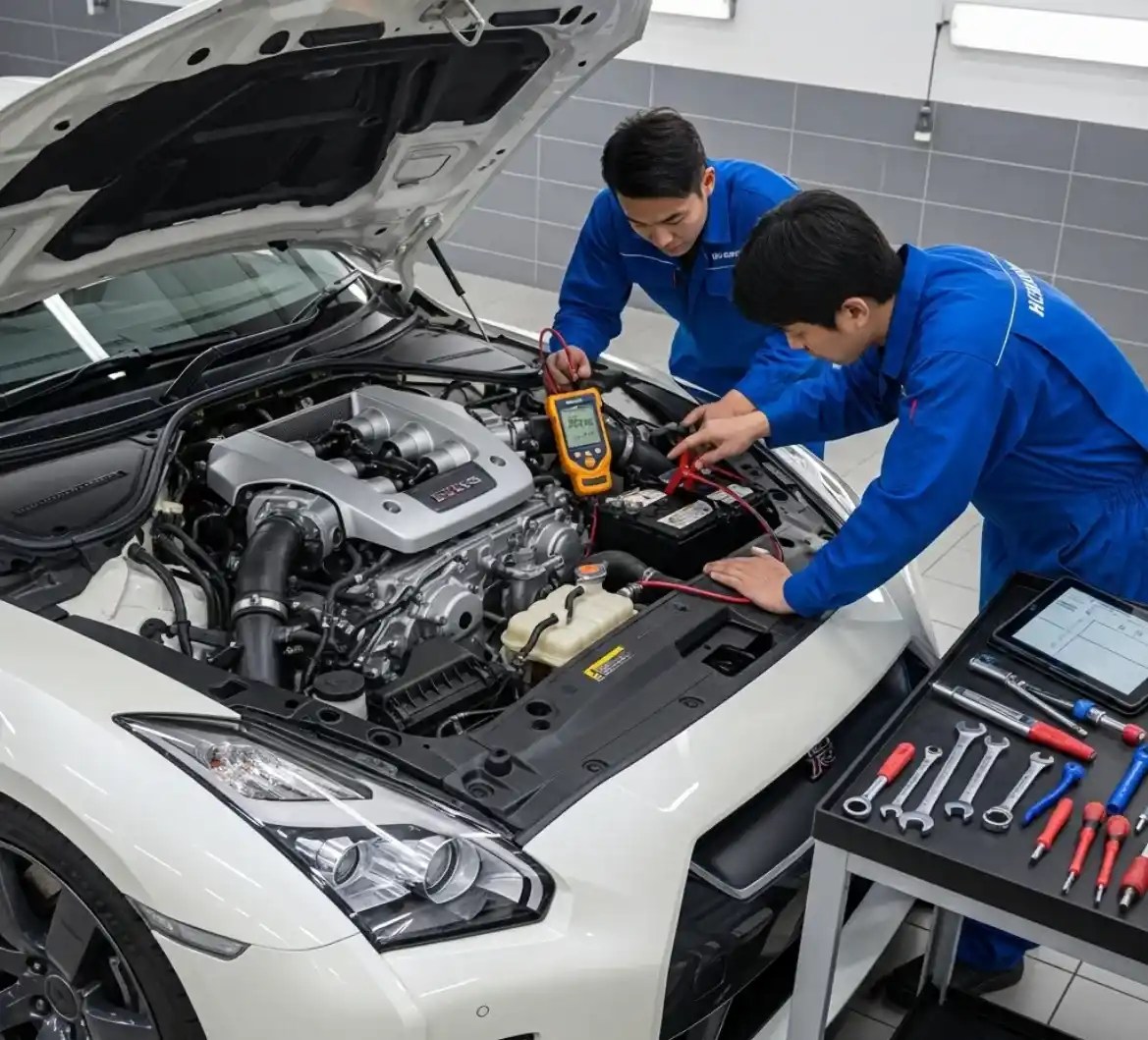 Battery Zone UAE Nissan battery service in Dubai