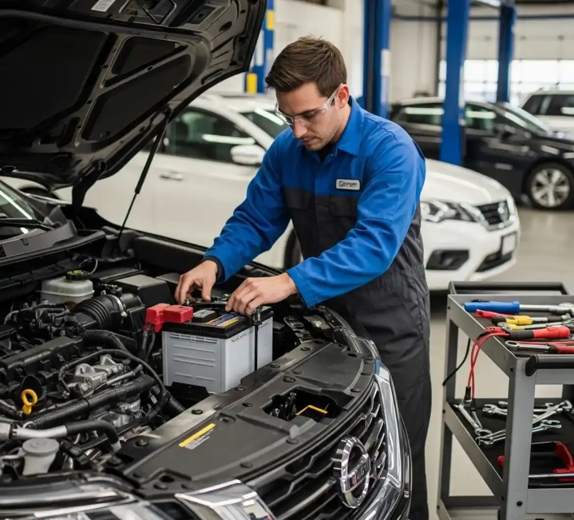 Nissan battery replacement in Dubai