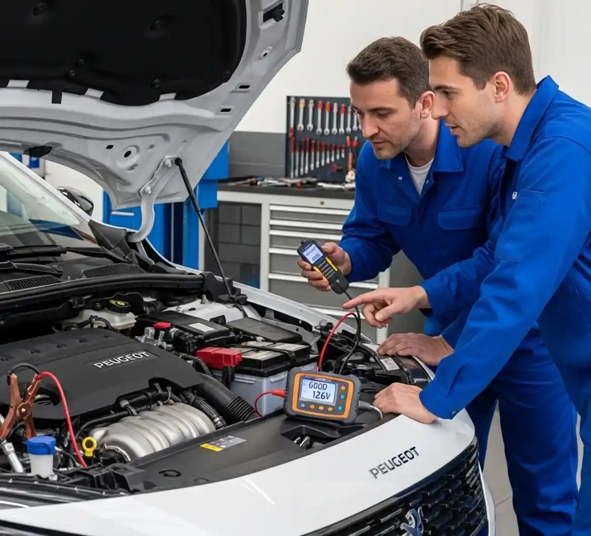Battery Zone UAE Peugeot battery service in Dubai
