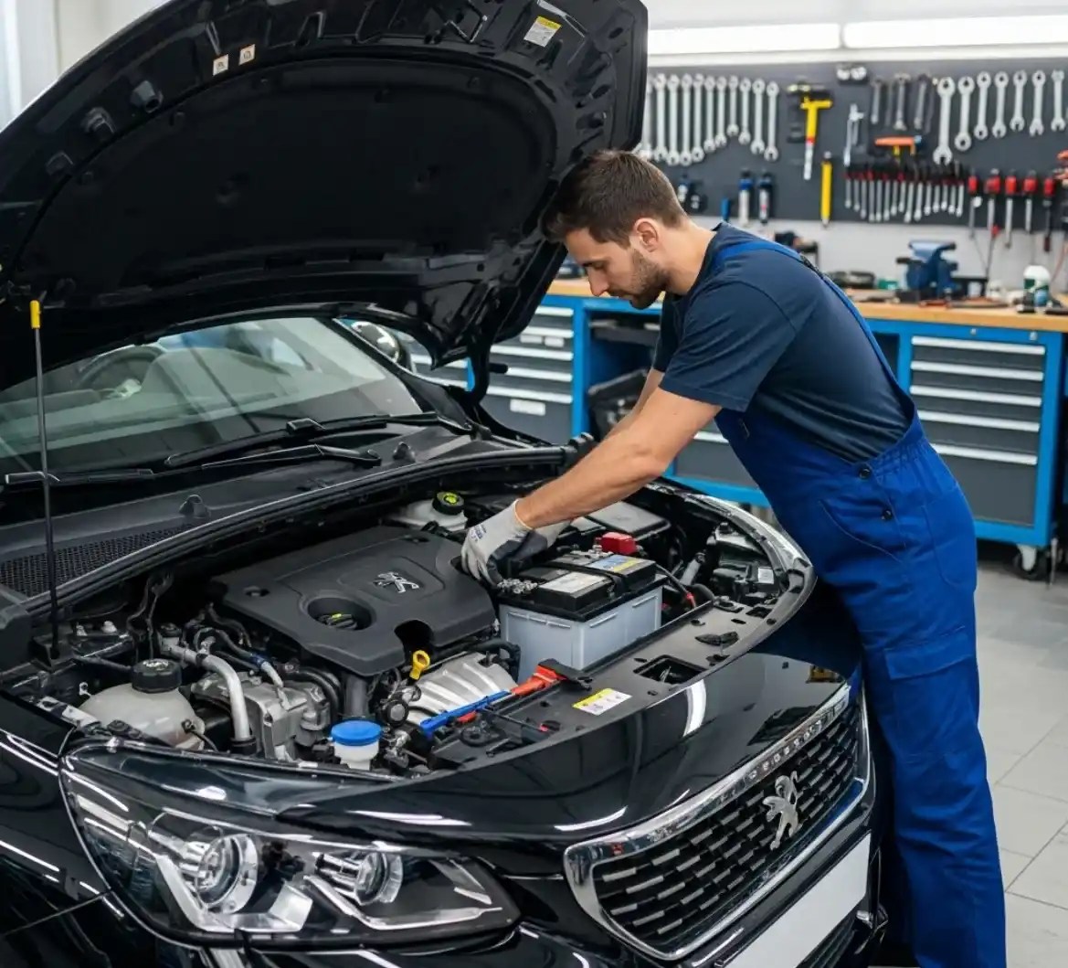 Peugeot battery replacement in Dubai