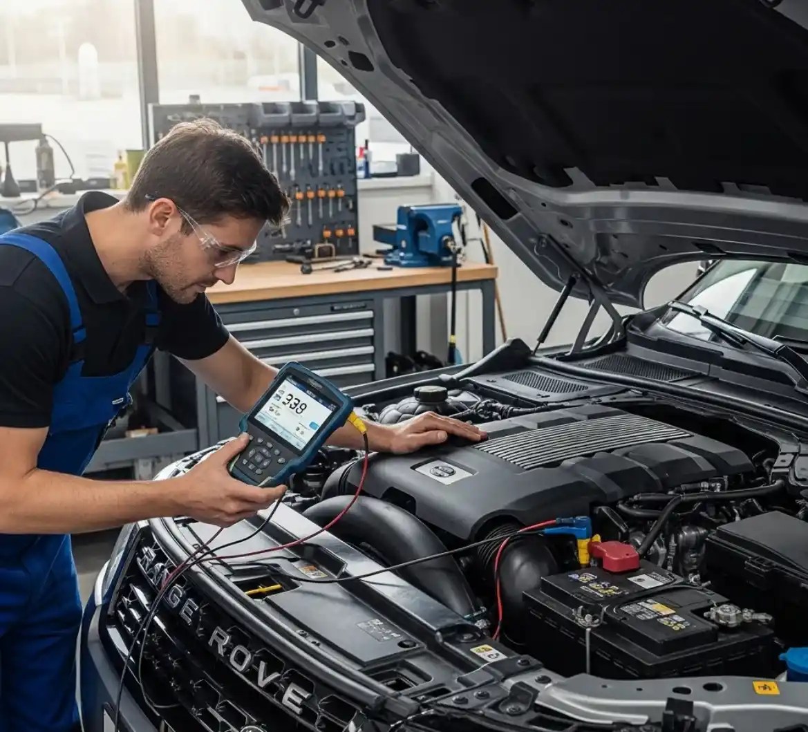 Battery Zone UAE Range Rover battery service in Dubai
