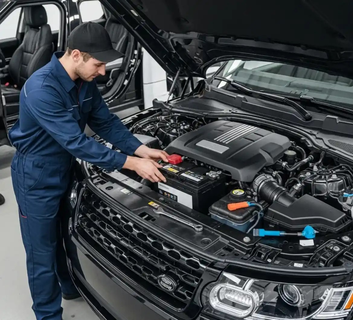Range Rover battery replacement in Dubai