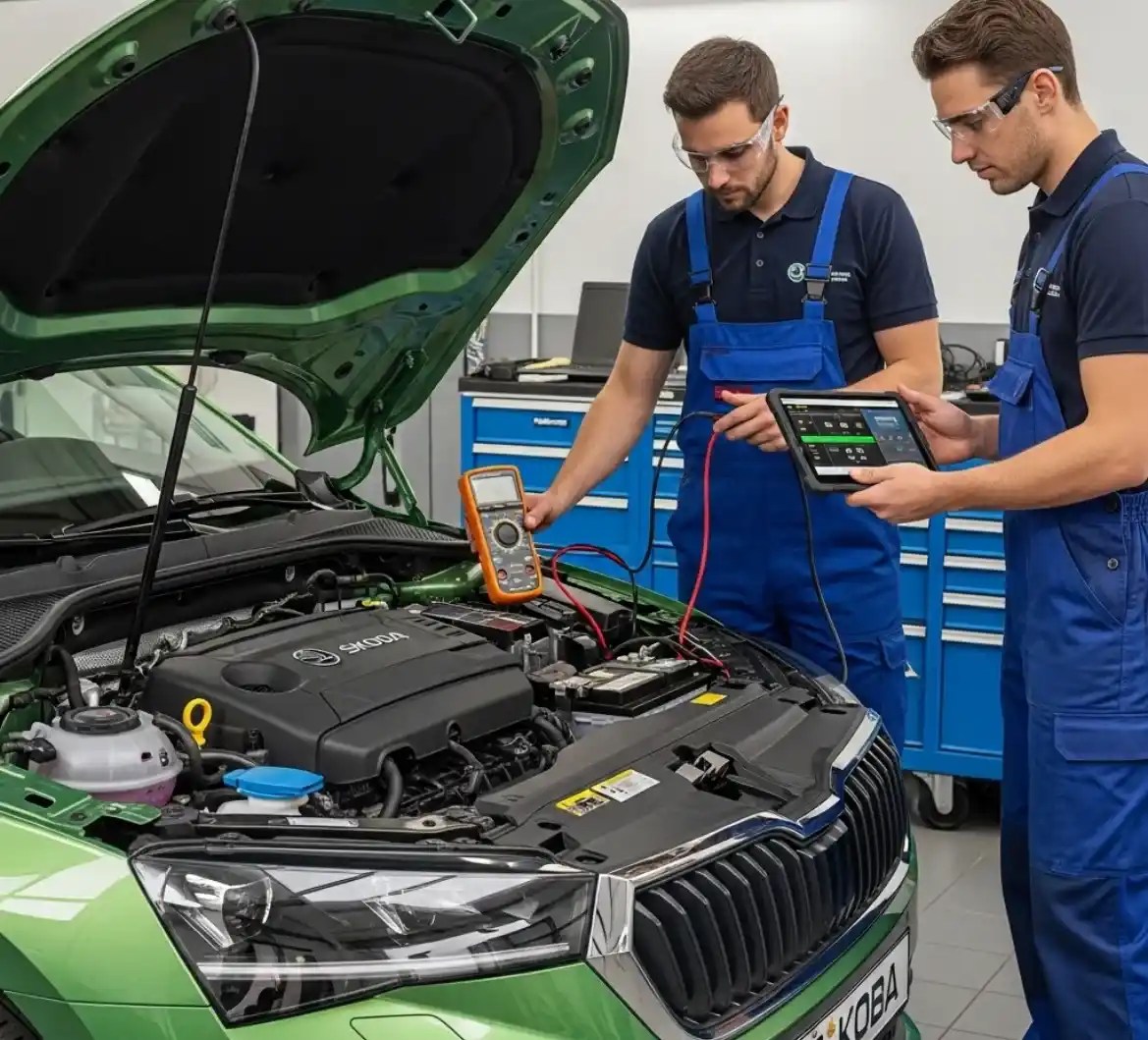 Battery Zone UAE Skoda battery service in Dubai