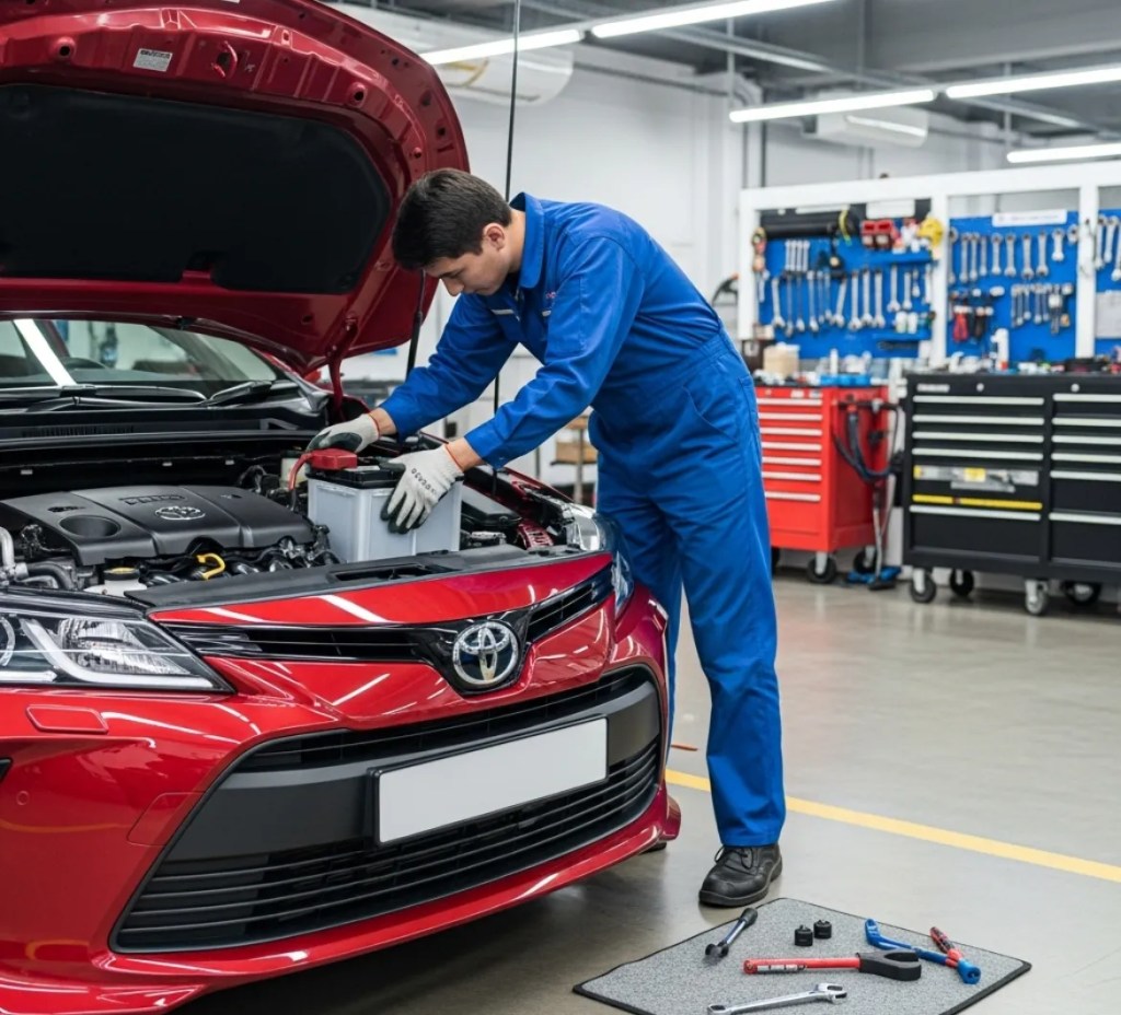 Signs a Toyota battery is failing