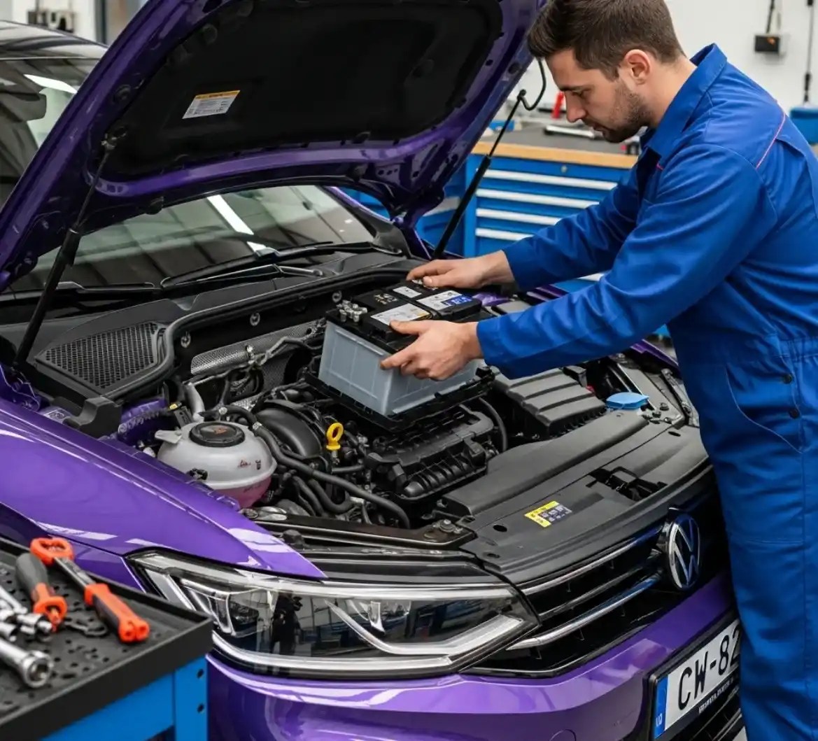 Volkswagen battery replacement in Dubai