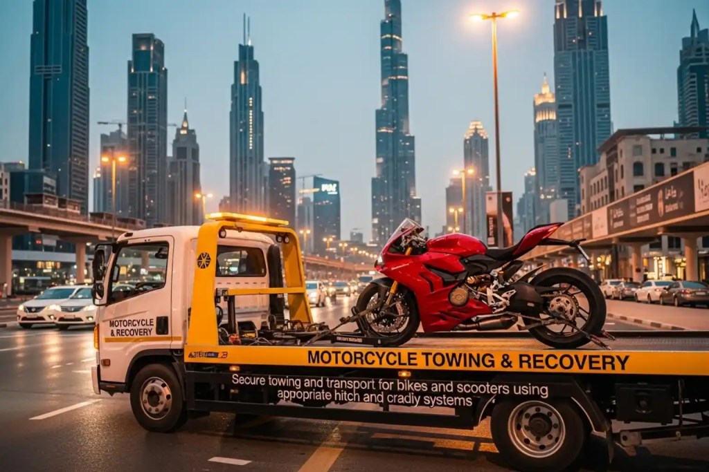 سحب وإنقاذ الدراجات النارية