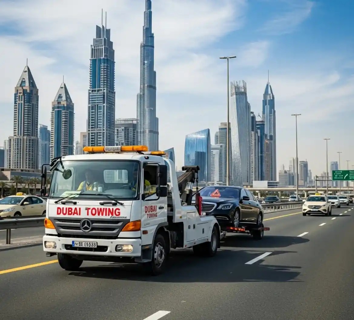 Battery Zone UAE tow truck service in Dubai