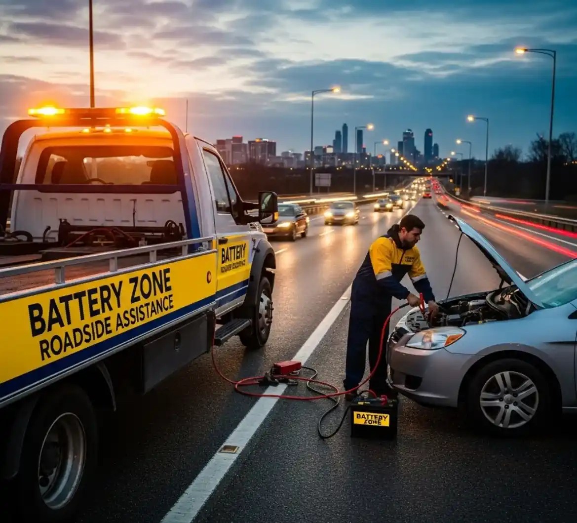 24/7 roadside assistance in Dubai by Battery Zone UAE