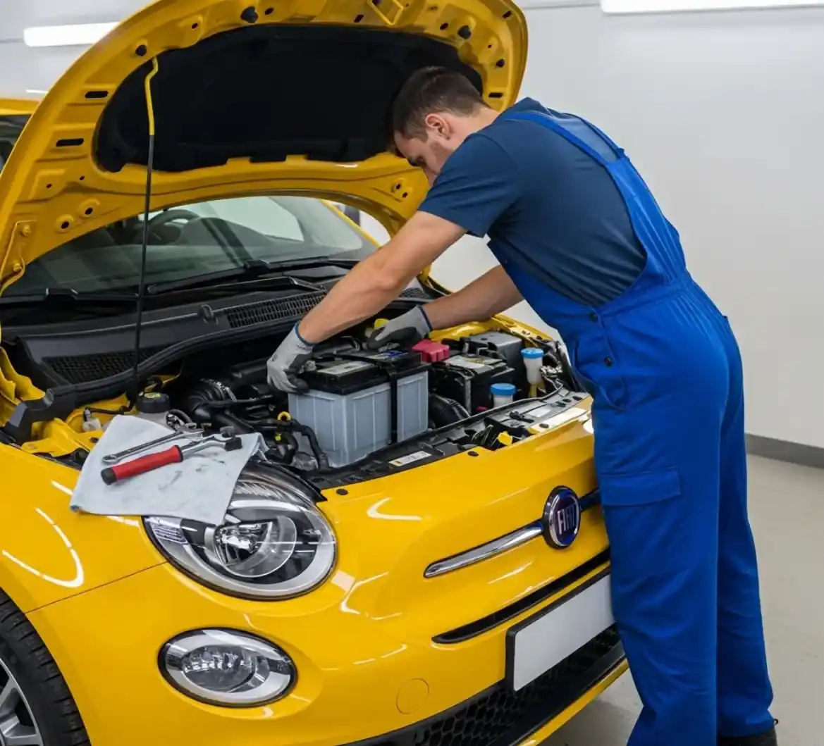Adept Fiat Battery Replacement & Change Services in Dubai