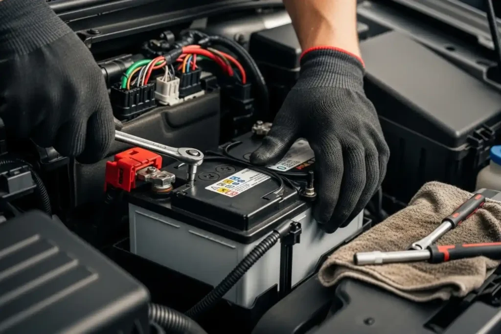 Auxiliary 3 Auxiliary Battery Replacement