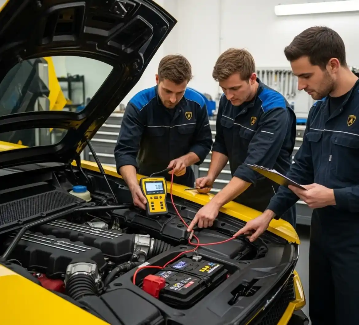 Lamborghini Battery Replacement 4 Battery Zone UAE for Lamborghini Battery Service in Dubai