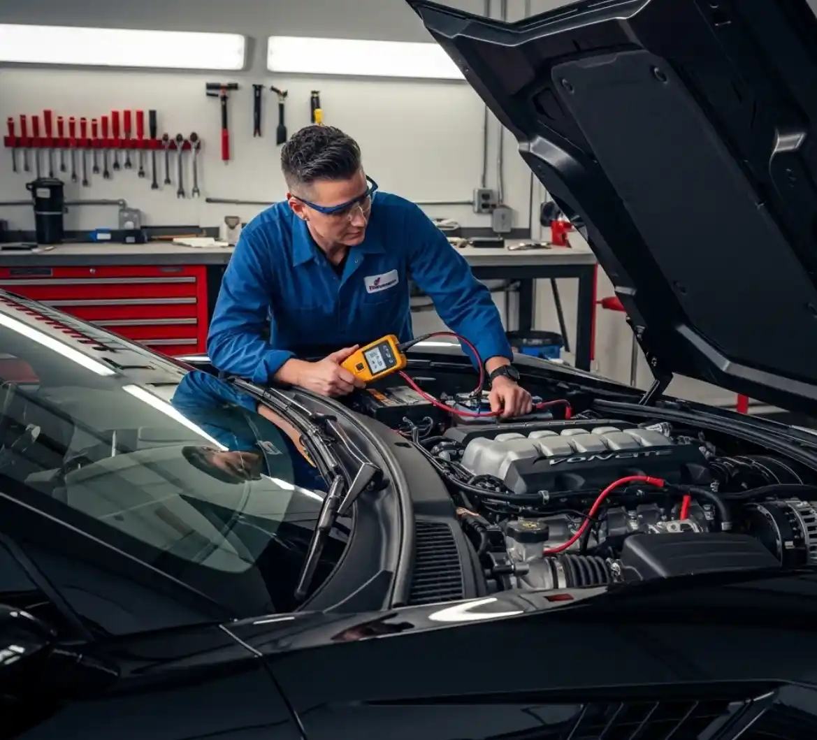 Corvette Battery Replacement 4 Battery Zone as Your Corvette Service Center in Dubai