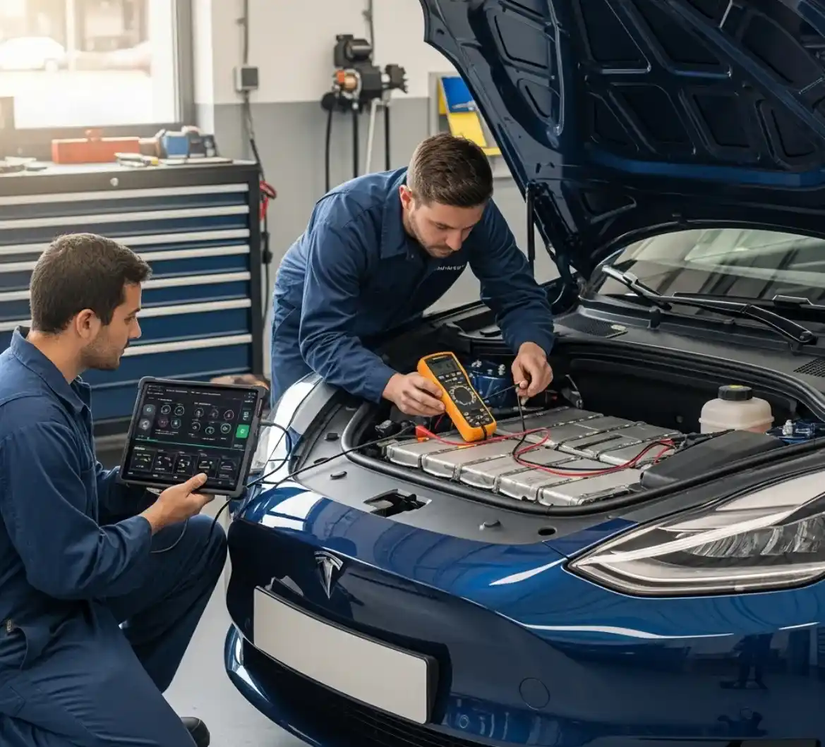 Battery Zone for Your Tesla Service Needs in Dubai