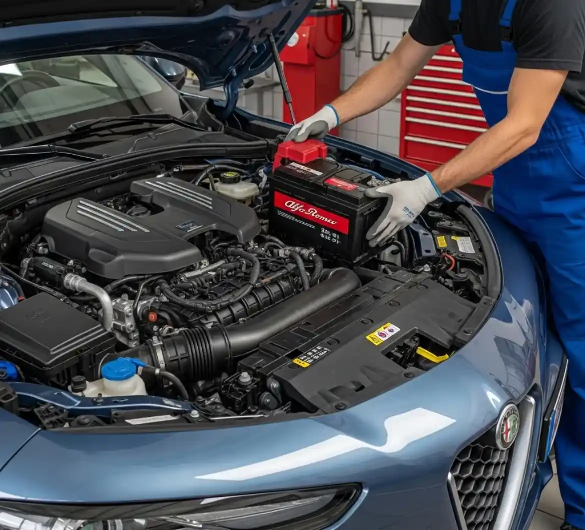 Complete Alfa Romeo Battery Change & Installation Services in Dubai
