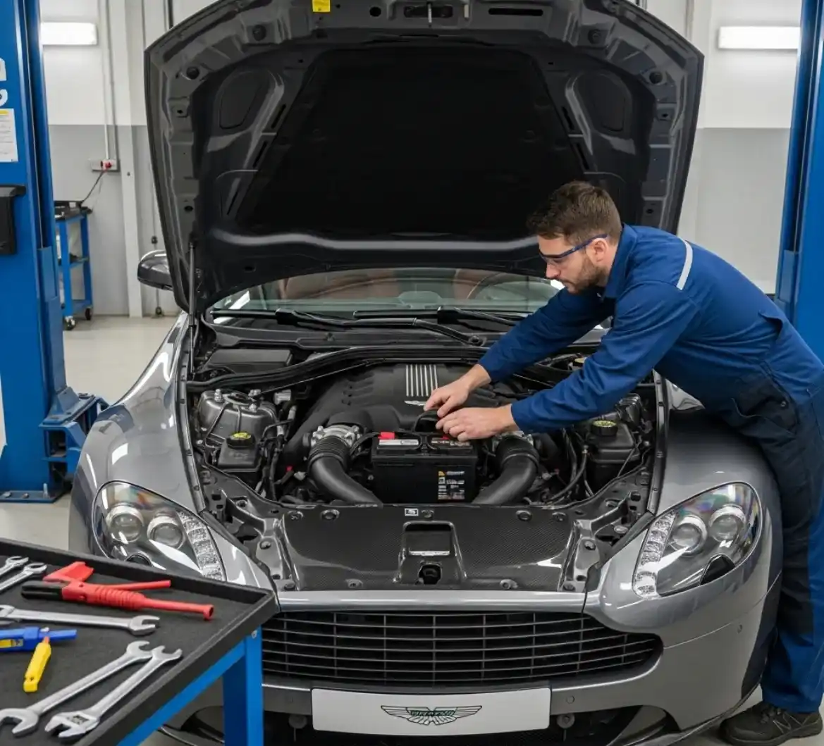 Aston Martin Battery Replacement 1 Complete Aston Martin Battery Change & Replacement Solutions in Dubai