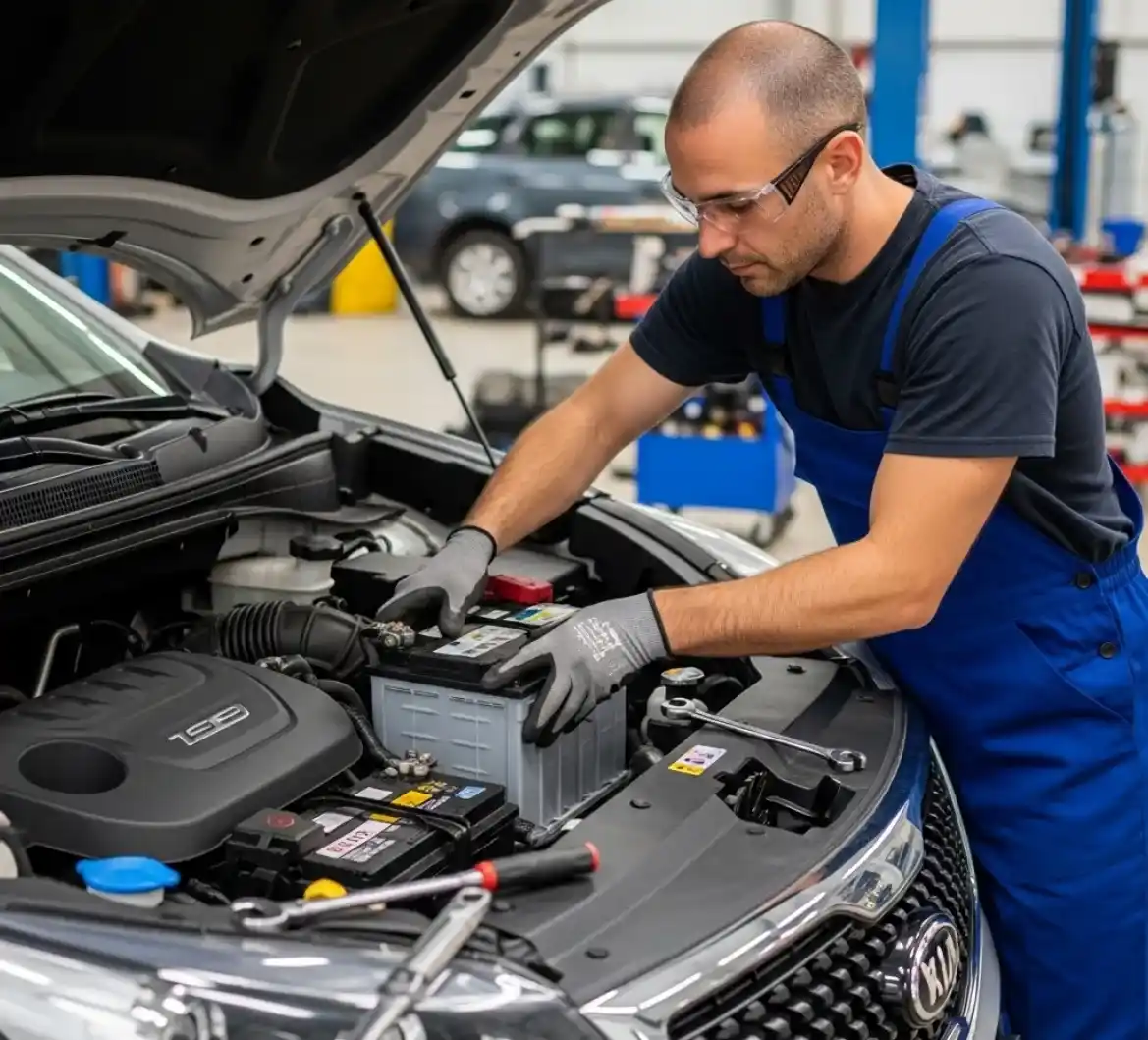 Complete Kia Battery Change & Installation in Dubai