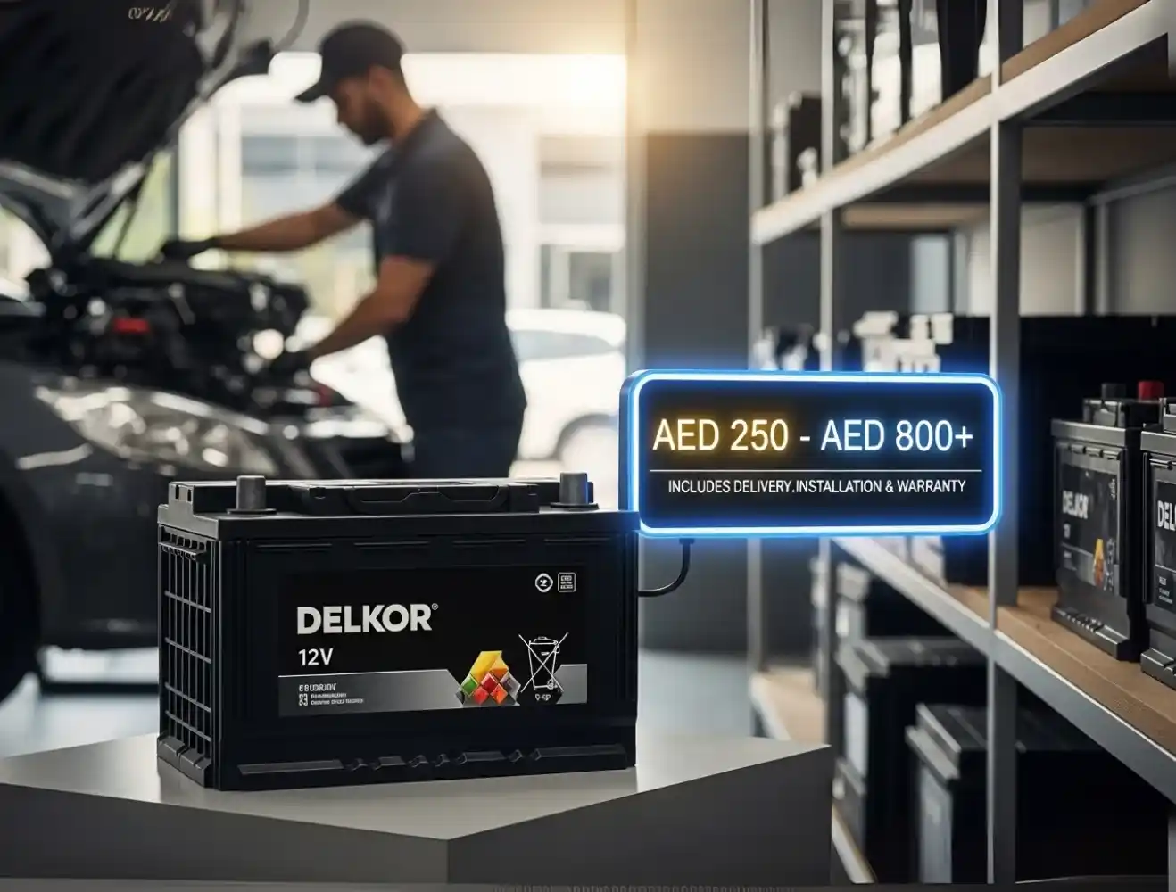 Delkor 7 Delkor Car Battery Price in Dubai