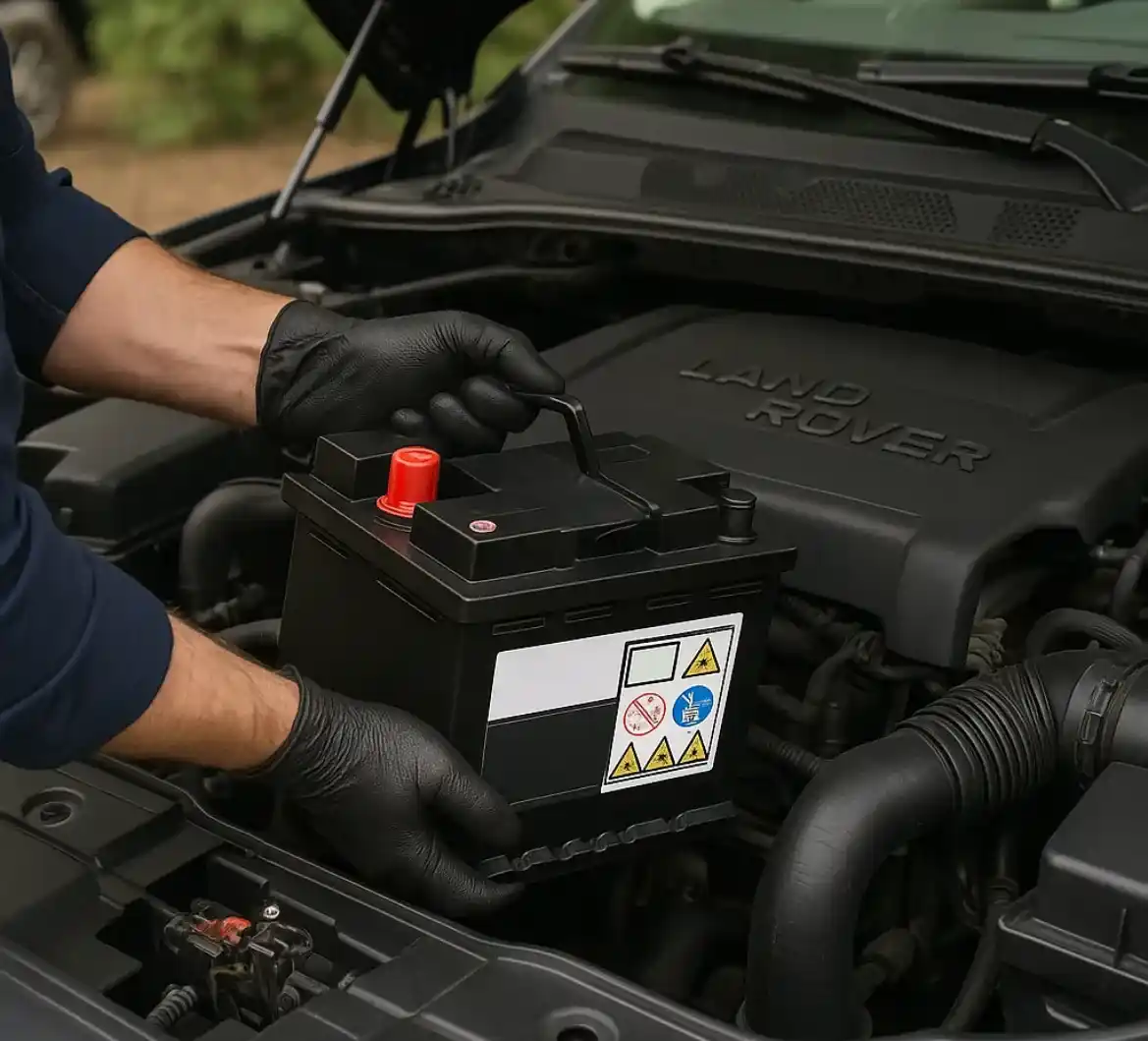 Land Rover Battery Replacement 1 Full-Service Land Rover Battery Replacement & Change in Dubai
