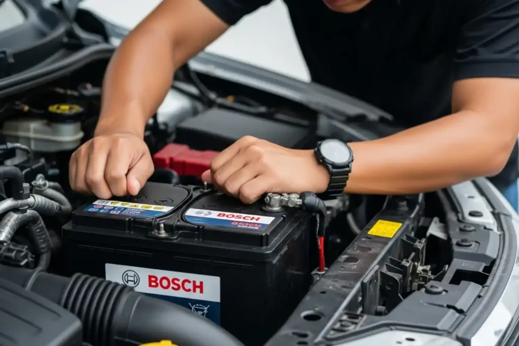 On‑Site Bosch Battery Delivery Installation
