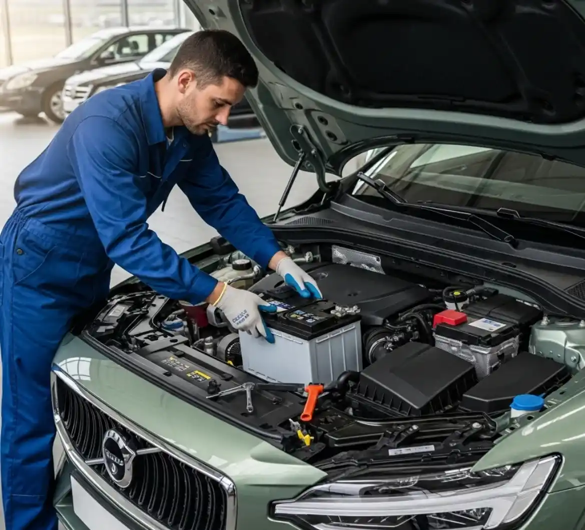 Professional Volvo Battery Replacement & Change Services in Dubai