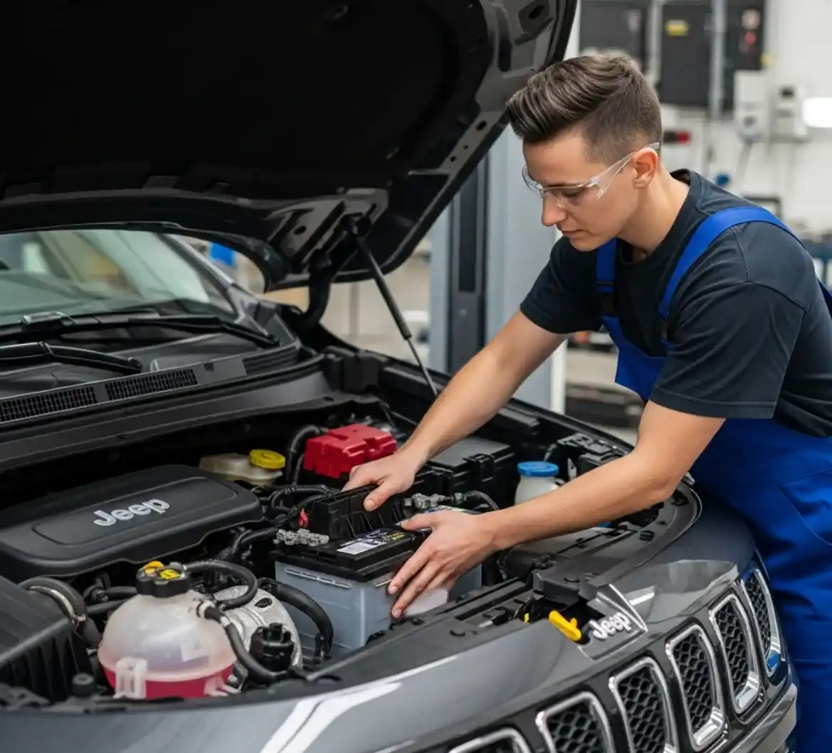 Jeep Battery Replacement 1 Proficient Jeep Battery Replacement & Change Services in Dubai