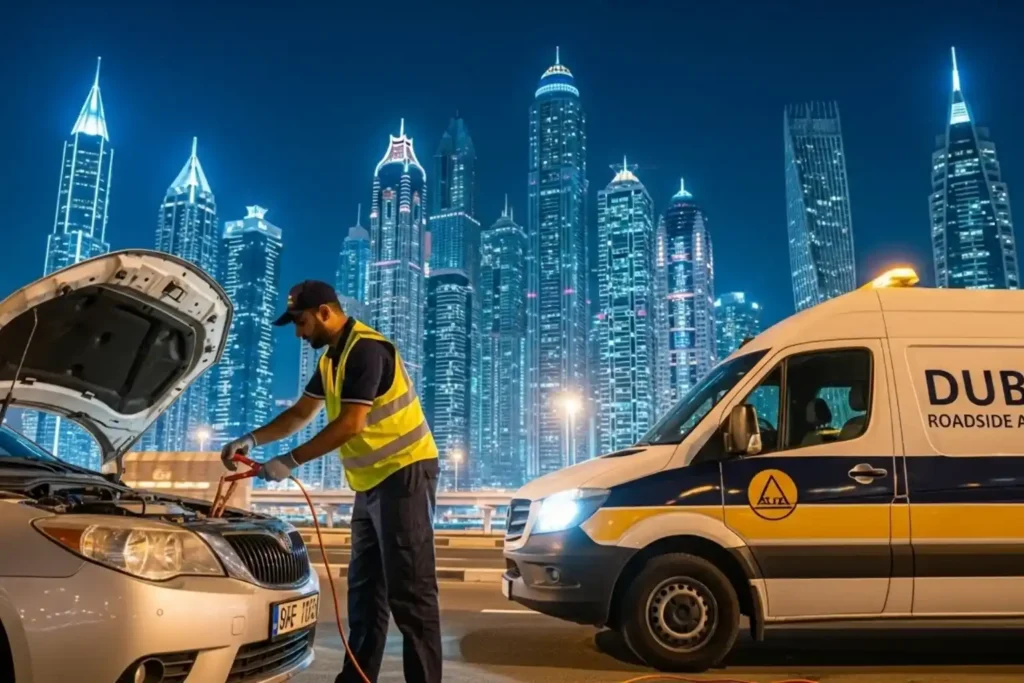 Car Jumpstart 3 Service Time (Day or Night)
