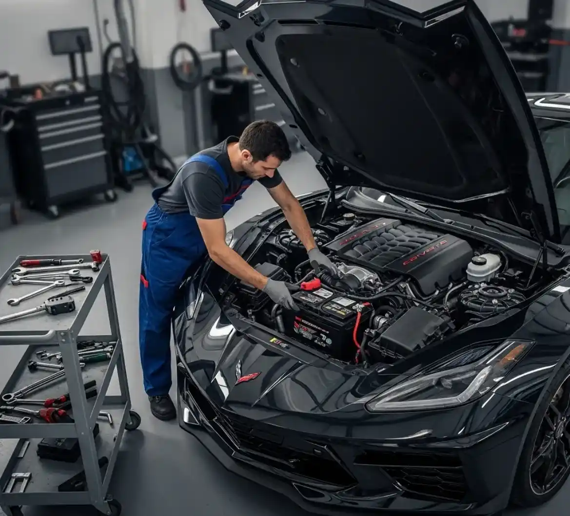 Corvette Battery Replacement 1 Skilled Corvette Battery Replacement & Change Services in Dubai