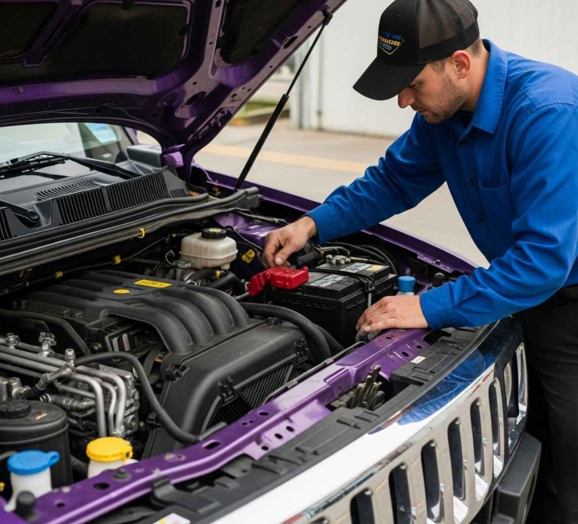 Skilled Hummer Battery Change & Replacement Services in Dubai