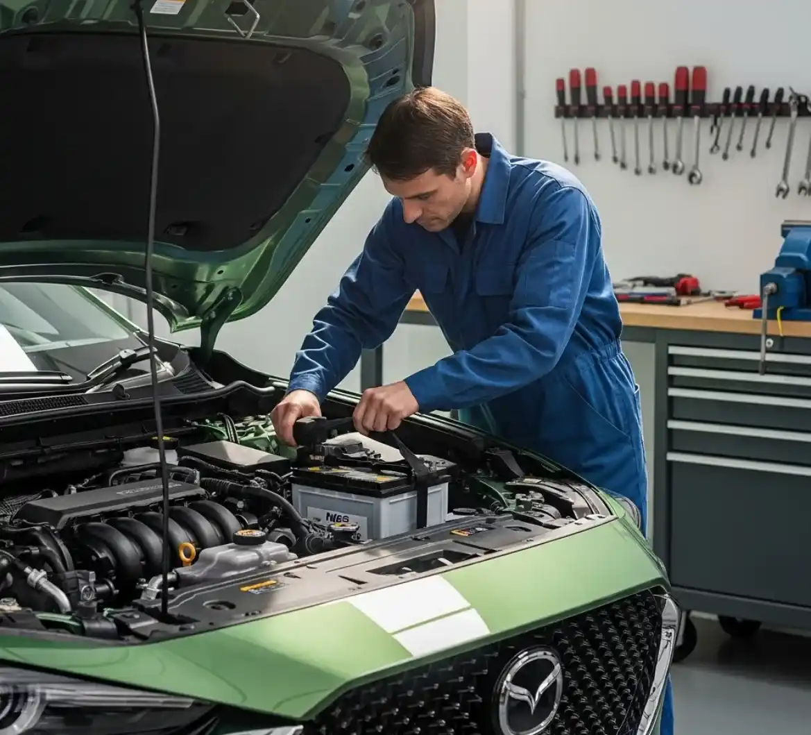 Skilled Mazda Battery Replacement & Change Services in Dubai