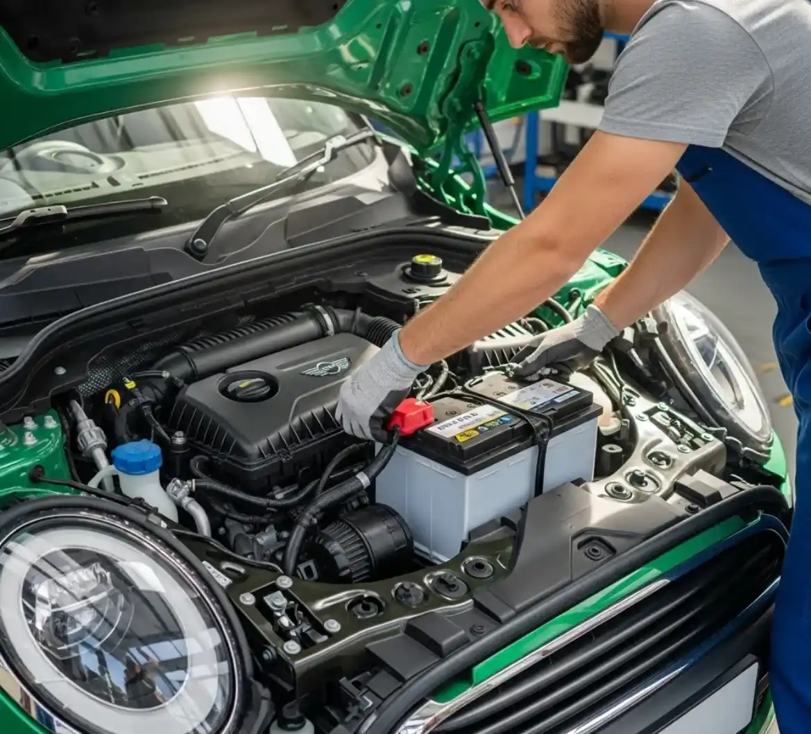 Mini Cooper Battery Replacement 1 Skilled Mini Cooper Battery Replacement & Change Services in Dubai