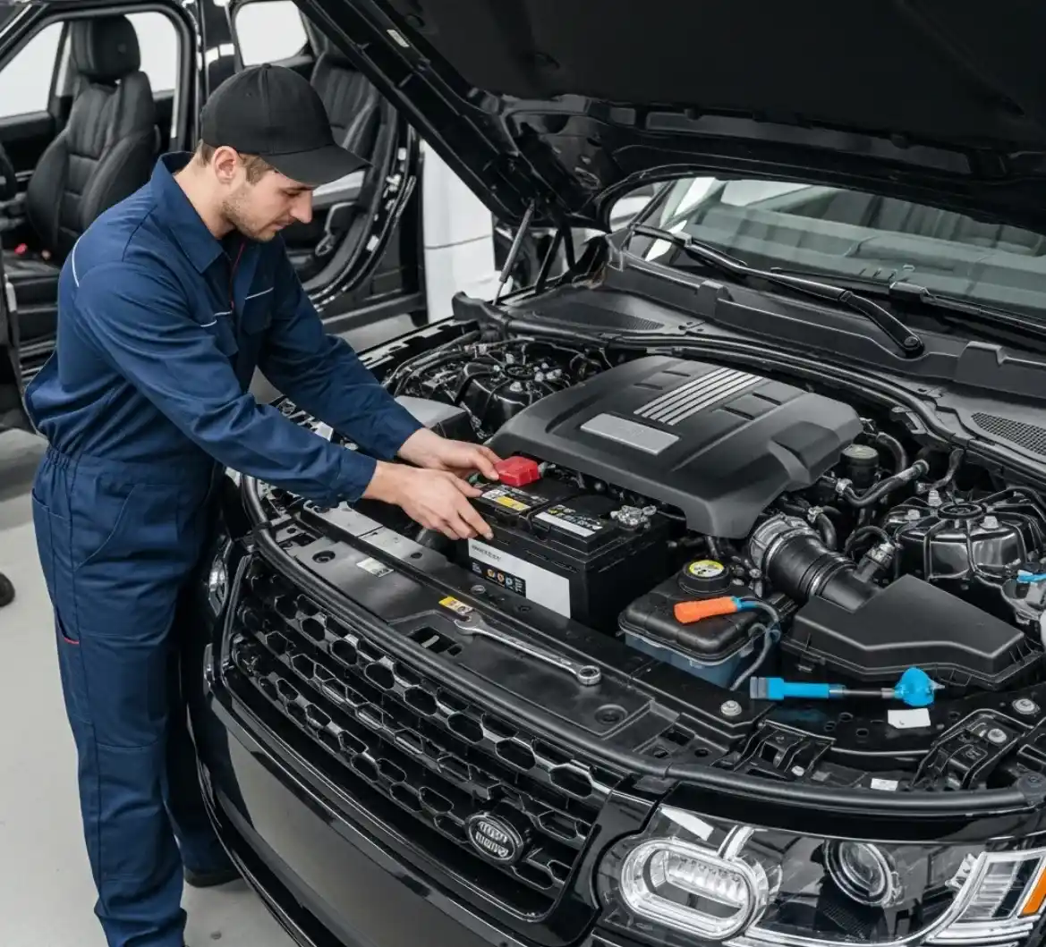 Specialized Range Rover Battery Change Services in Dubai