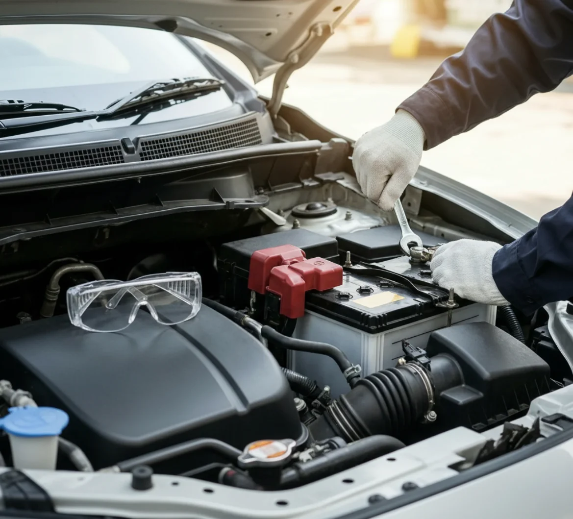 Car Battery Replacement Change Services in Al Qusais