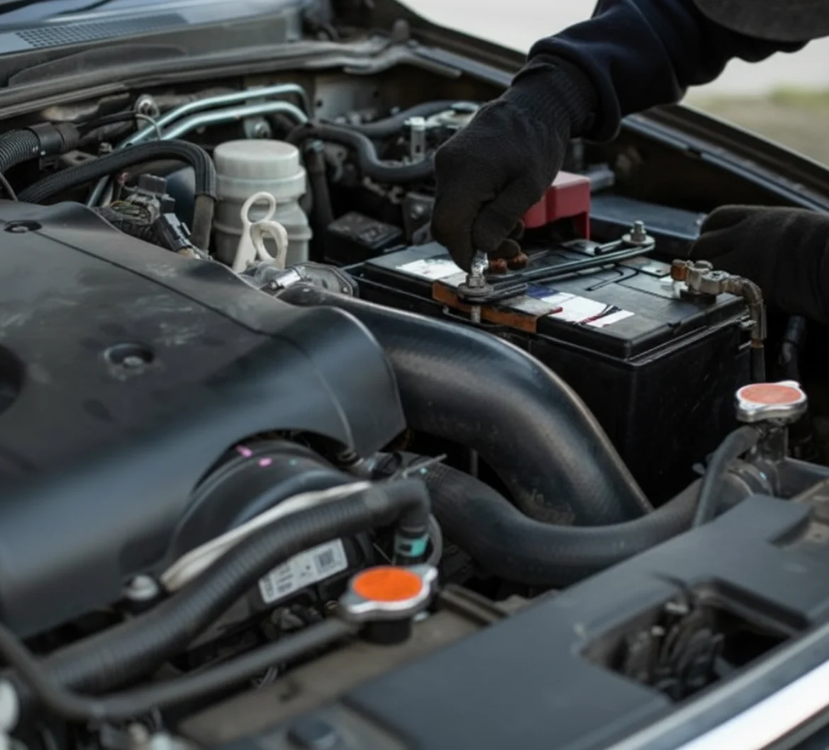 Car Battery Replacement Services in Khawaneej