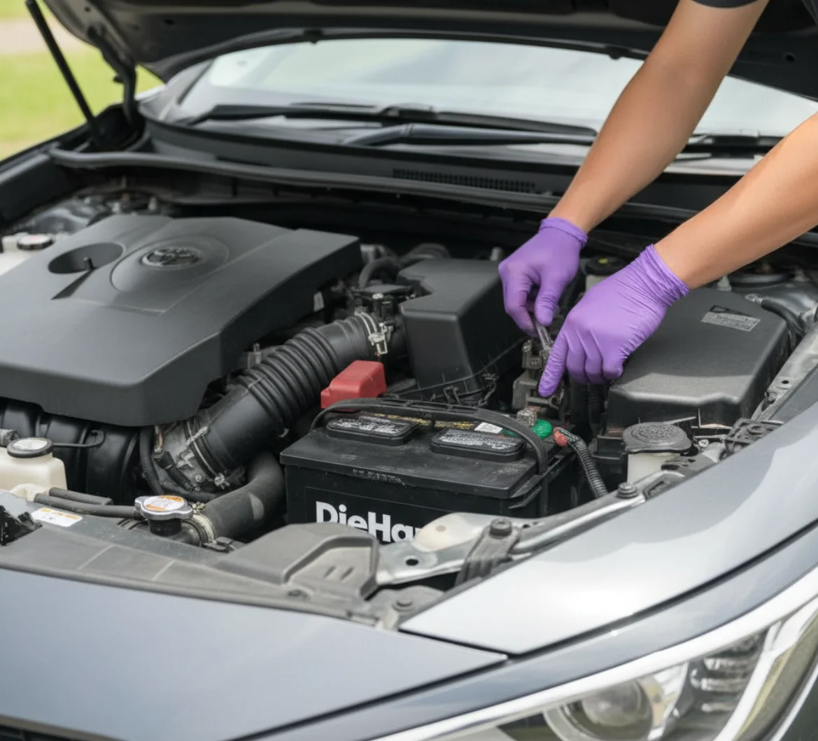 Car Battery Replacement Services in Nad Al Hamar