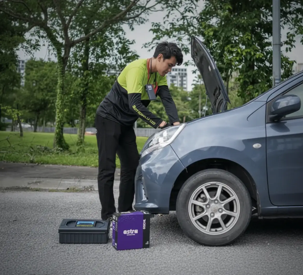 Car Battery Replacement Services in The Villa
