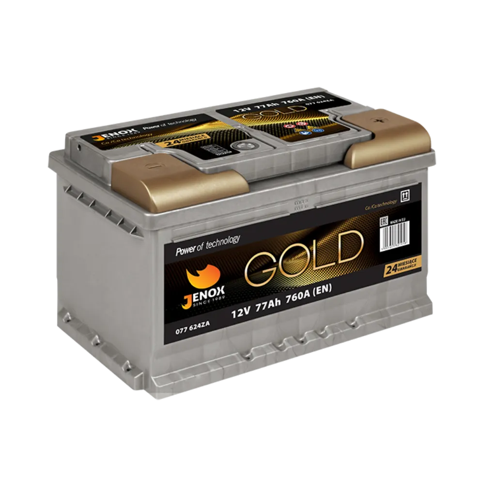 Gold Car Battery